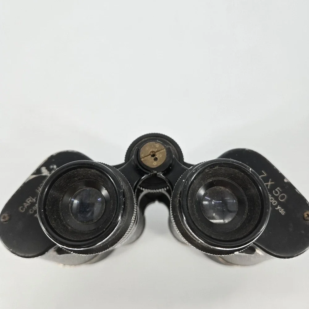 Vintage Carl Hofer 7x50 Binoculars Coated Optics 372ft Japan Porro Prism 20316 J